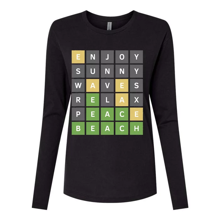 Funny Online Word Game Womens Cotton Relaxed Long Sleeve T-Shirt