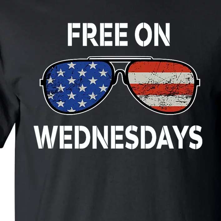 Free On Wednesdays America Flag Tall T-Shirt