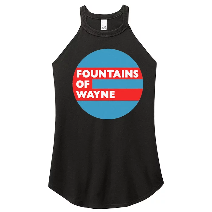 Fountains Of Wayne Band Women’s Perfect Tri Rocker Tank