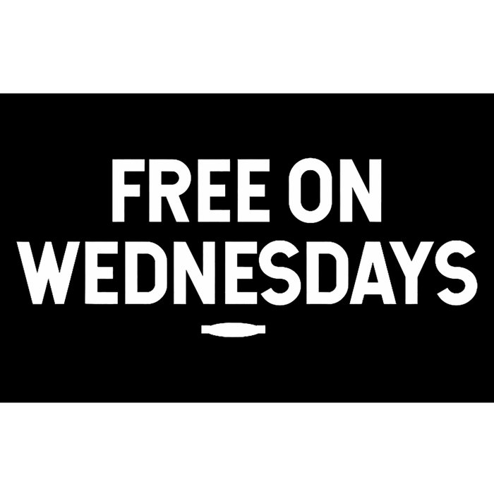 Free On Wednesdays Funny Biden Saying Bumper Sticker