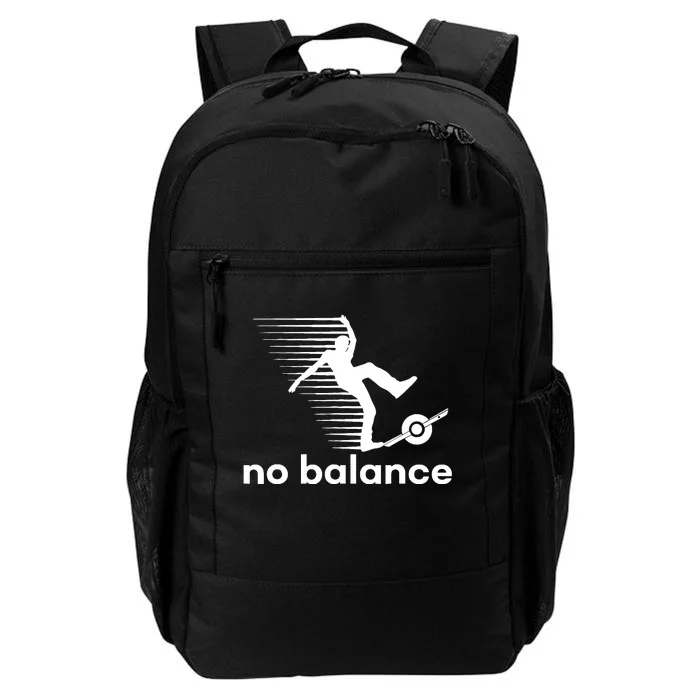 Funny One Wheel No Balance Daily Commute Backpack