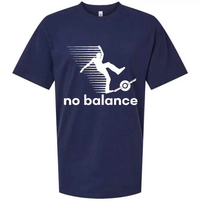 Funny One Wheel No Balance Sueded Cloud Jersey T-Shirt