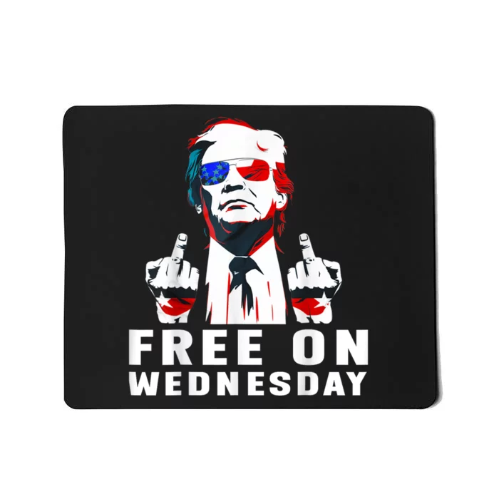 Free On Wednesdays 2024 Election Funny Trump Biden Saying Mousepad