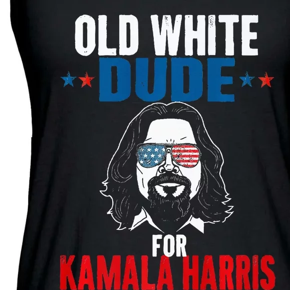 Funny Old White Dudes For Kamala Harris Sunglasses Usa Premium Ladies Essential Flowy Tank