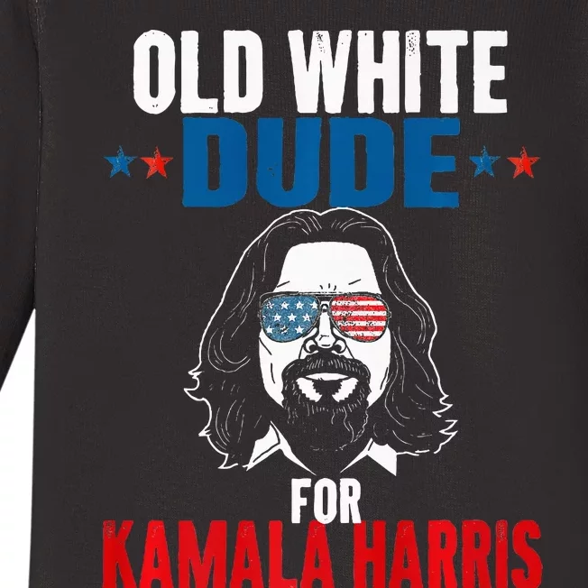 Funny Old White Dudes For Kamala Harris Sunglasses Usa Premium Baby Long Sleeve Bodysuit