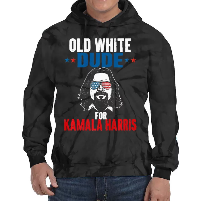 Funny Old White Dudes For Kamala Harris Sunglasses Usa Premium Tie Dye Hoodie