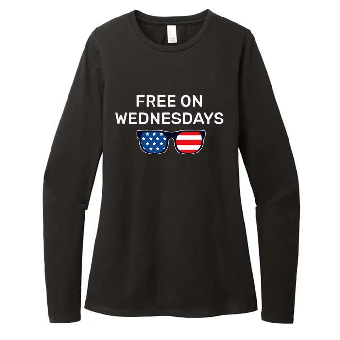 Free On Wednesdays Funny Presidential Debates Womens CVC Long Sleeve Shirt