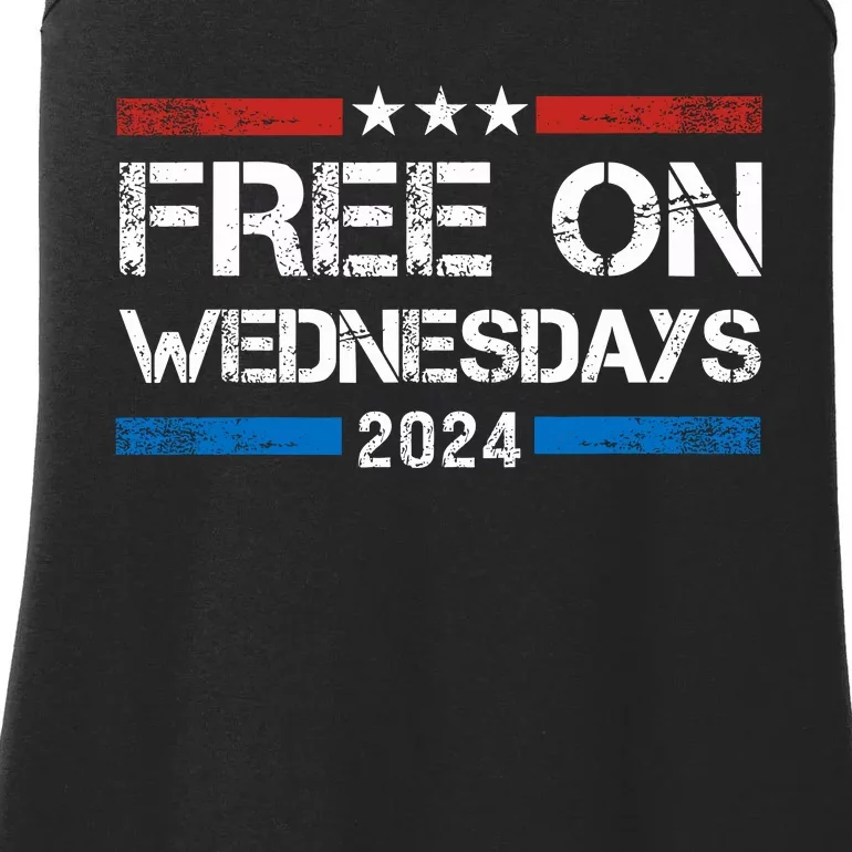 Free On Wednesdays Funny Biden Saying Ladies Essential Tank