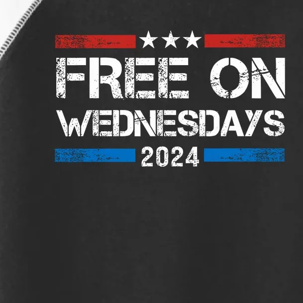 Free On Wednesdays Funny Biden Saying Toddler Fine Jersey T-Shirt