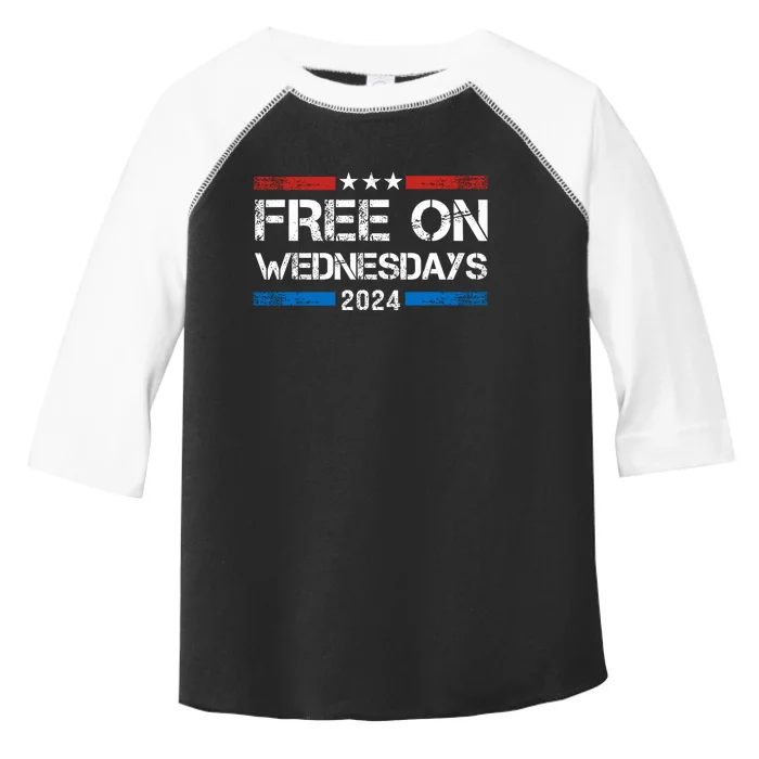 Free On Wednesdays Funny Biden Saying Toddler Fine Jersey T-Shirt