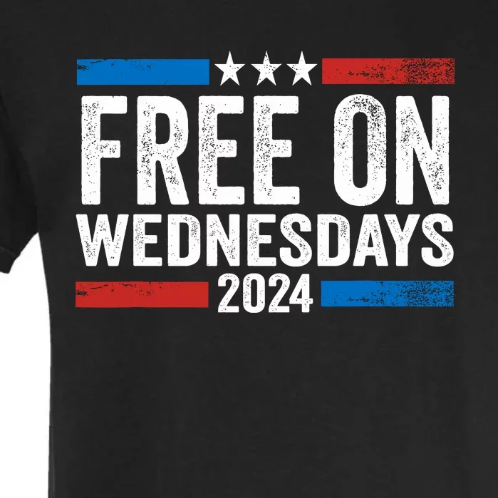 Free On Wednesdays Funny Biden Saying Garment-Dyed Heavyweight T-Shirt