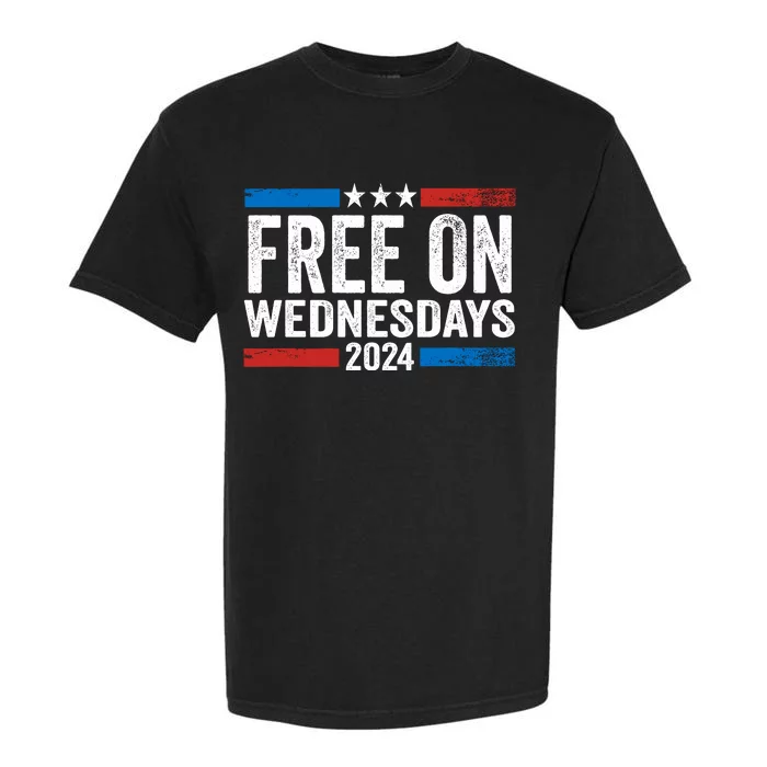 Free On Wednesdays Funny Biden Saying Garment-Dyed Heavyweight T-Shirt