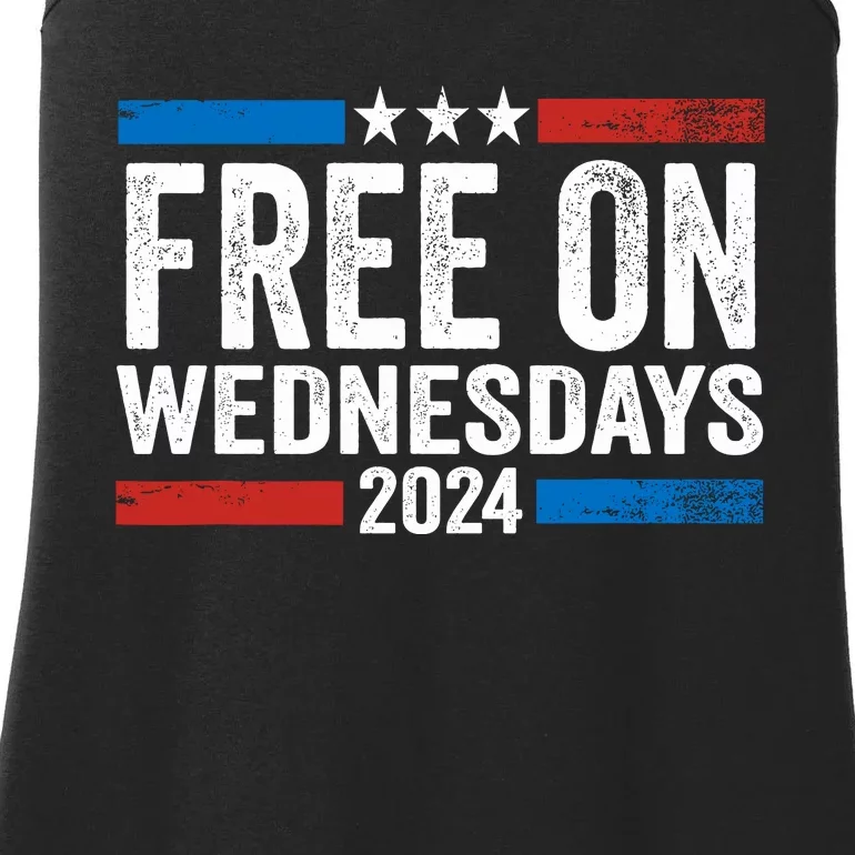 Free On Wednesdays Funny Biden Saying Ladies Essential Tank