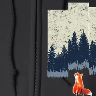 Fox Distorted Forrest Full Zip Hoodie