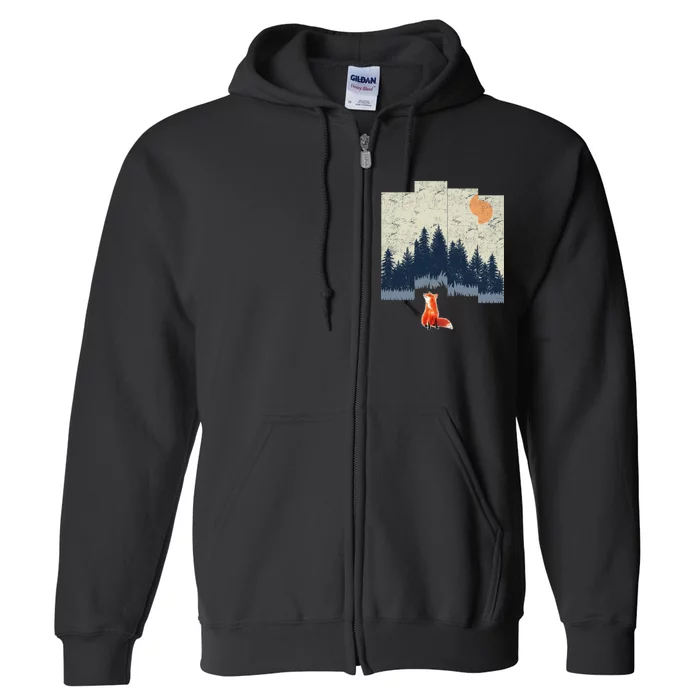 Fox Distorted Forrest Full Zip Hoodie