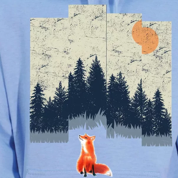 Fox Distorted Forrest Unisex Surf Hoodie