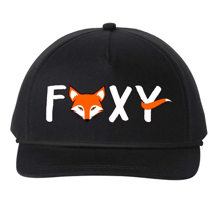 Foxy Snapback Five-Panel Rope Hat