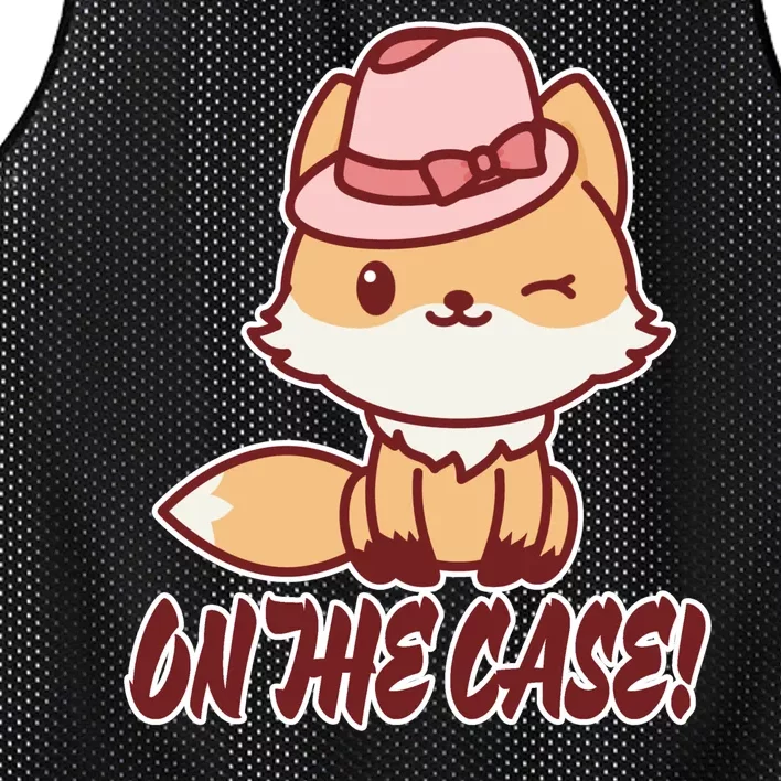 Foxy On That Case Cute Fox Mesh Reversible Basketball Jersey Tank