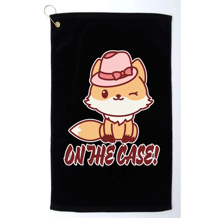 Foxy On That Case Cute Fox Platinum Collection Golf Towel