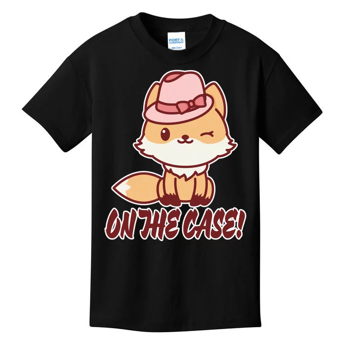 Foxy On That Case Cute Fox Kids T-Shirt