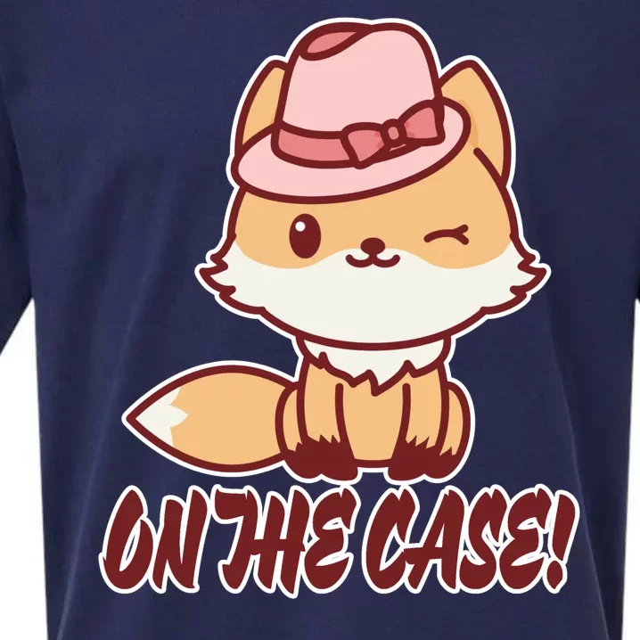 Foxy On That Case Cute Fox Sueded Cloud Jersey T-Shirt