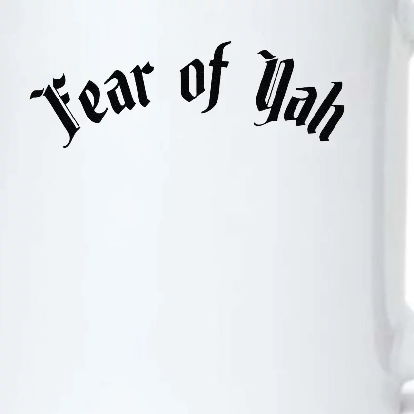 Fear Of Yah Black Color Changing Mug