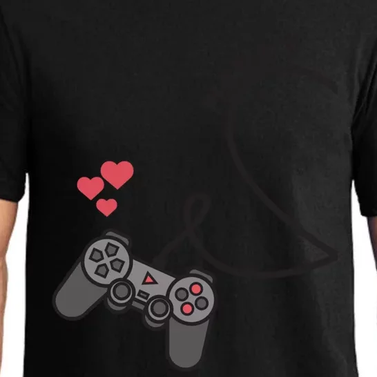 Funny Player 1 Player 2 Matching Gamer Couple Him Her Funny Gift Cool Gift Pajama Set