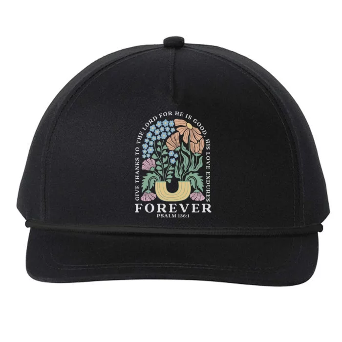 Forever Psalm 135:1 Snapback Five-Panel Rope Hat