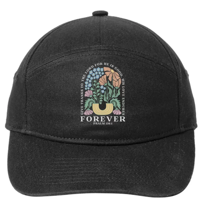 Forever Psalm 135:1 7-Panel Snapback Hat