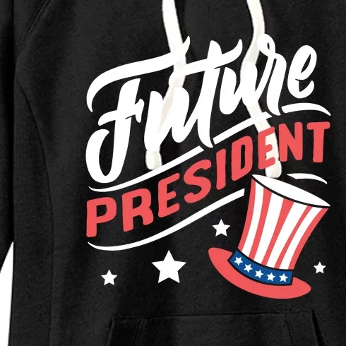 Future President 4th Of July Women's Fleece Hoodie