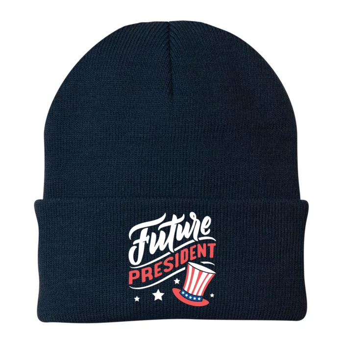 Future President 4th Of July Knit Cap Winter Beanie