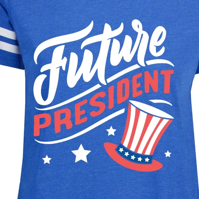 Future President 4th Of July Enza Ladies Jersey Football T-Shirt