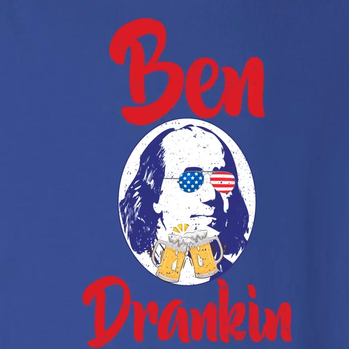 Funny Patriotic 4th Of July Gift Ben Franklin Drankin Gift Toddler Long Sleeve Shirt