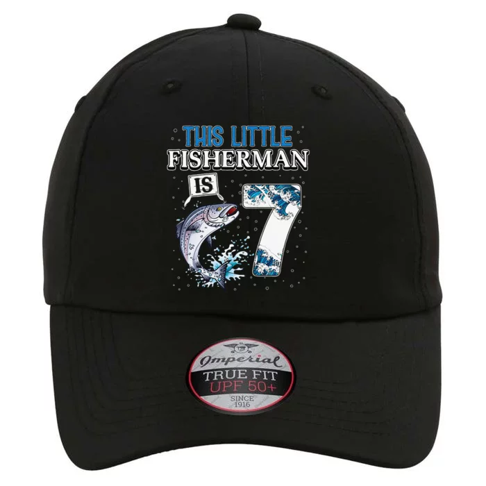 Fishing Party 7 Year Old Birthday Fisherman 7th Fisher The Original Performance Cap