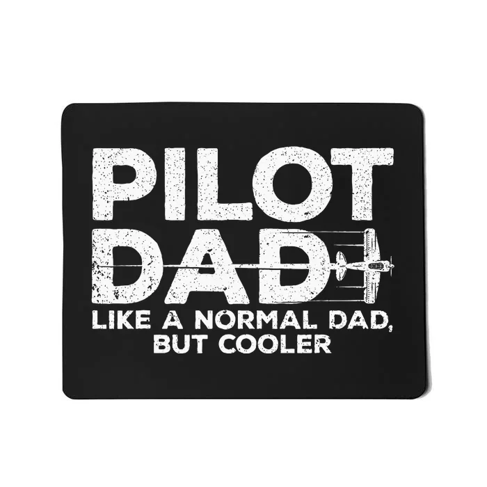 Funny Pilot Art For Dad Men Aviation Airplane Aircraft Pilot Mousepad