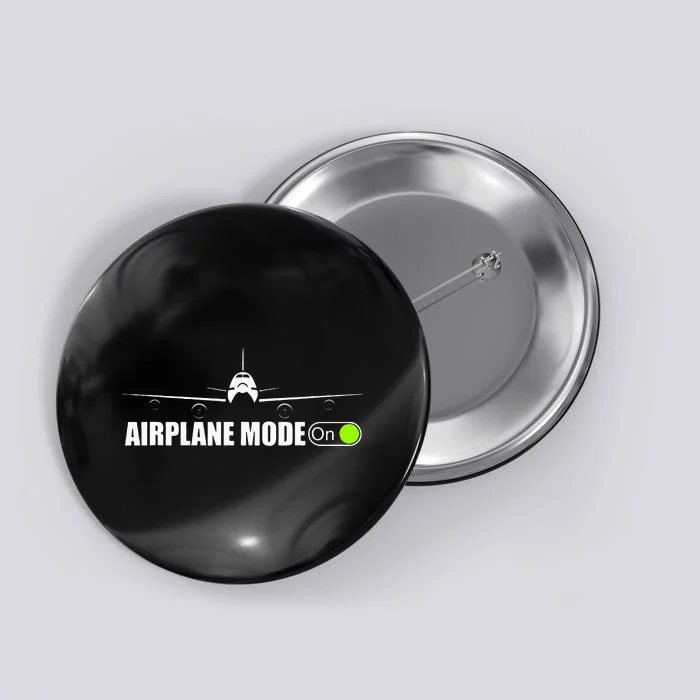 Funny Pilot And Flight Instructor Airplane Mode Button