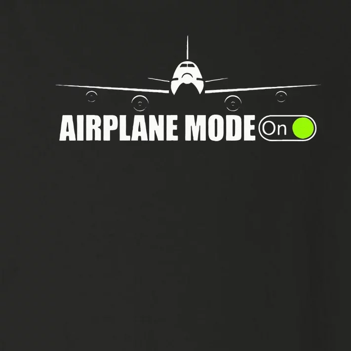 Funny Pilot And Flight Instructor Airplane Mode Toddler Long Sleeve Shirt