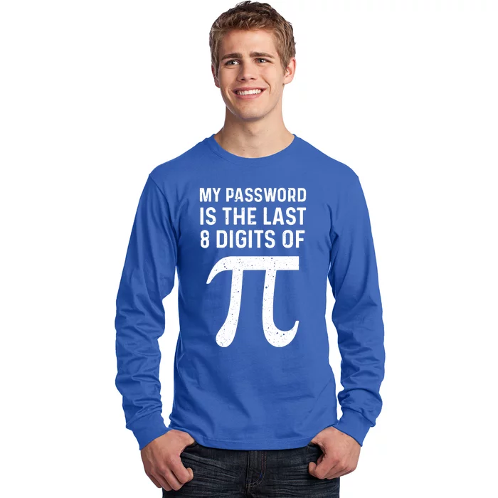 Funny Pi Art For Pi Symbol Lover Meaningful Gift Long Sleeve Shirt