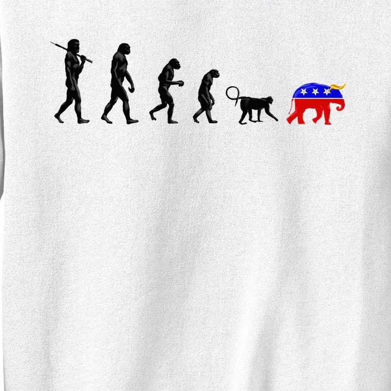 Funny Pro-Democrat Anti-Republican Devolution Sweatshirt