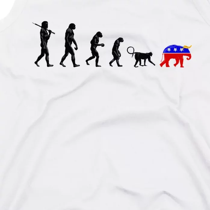 Funny Pro-Democrat Anti-Republican Devolution Tank Top