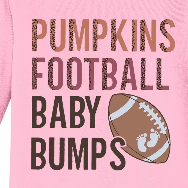 Football Pregnancy Announcement Fall Baby Reveal Thanksgiving Baby Long Sleeve Bodysuit