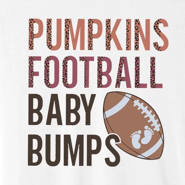 Football Pregnancy Announcement Fall Baby Reveal Thanksgiving ChromaSoft Performance T-Shirt