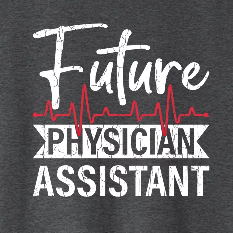 Future Physician Assistant Funny Pa Medical Student Graphic Gift Women's Crop Top Tee