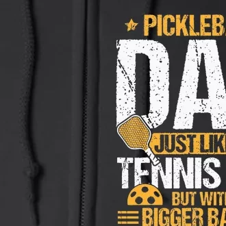 Funny Pickleball Apparel Pickleball Player Full Zip Hoodie