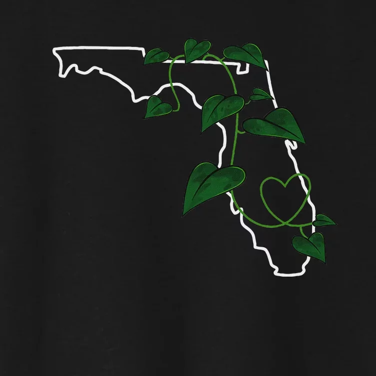 Florida Pothos Aroid Women's Crop Top Tee