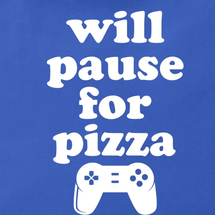 Funny Pizza And Video Games Cute Gift Zip Tote Bag