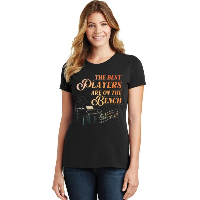 Funny Piano Art For Musical Instrument Piano Lover Women's T-Shirt