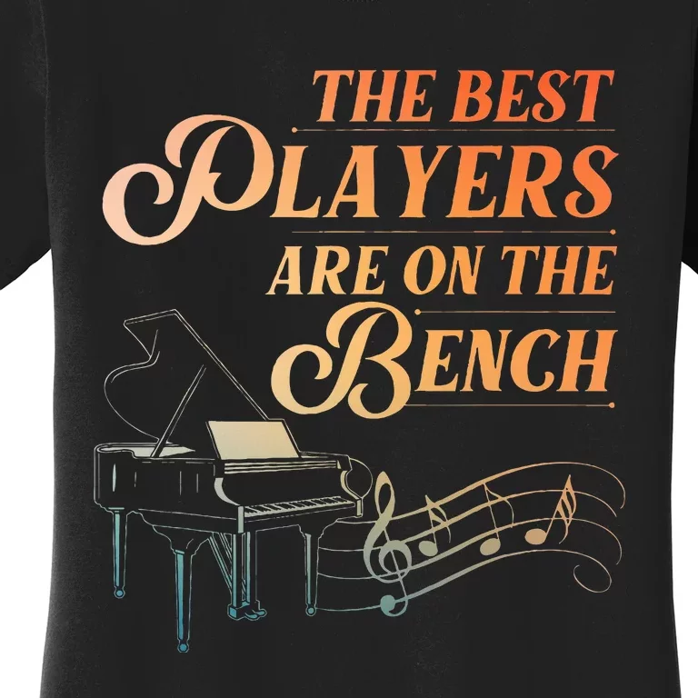 Funny Piano Art For Musical Instrument Piano Lover Women's T-Shirt