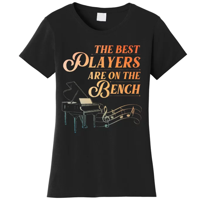 Funny Piano Art For Musical Instrument Piano Lover Women's T-Shirt