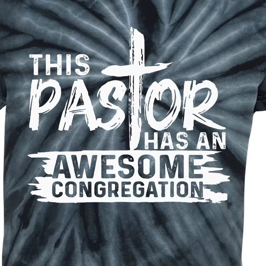 Funny Pastor Appreciation Gift Christian Church Priest Kids Tie-Dye T-Shirt